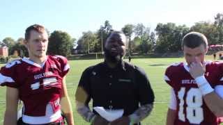 Guilford College vs Randolph Macon  College Football  Interviews [upl. by Neeloj861]