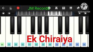 Ek Chiraiya Citylight Arijit Singh Hindi Song Easy Piano 🎹 Tutorial By JM Records [upl. by Misty]