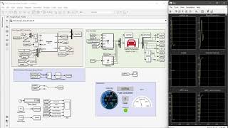 Ecodriving MPC Matlab Simulink  CarSim cosimulation [upl. by Saber526]