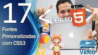 Curso de HTML5  17  Fontes em CSS3  by Gustavo Guanabara [upl. by Kcinemod845]