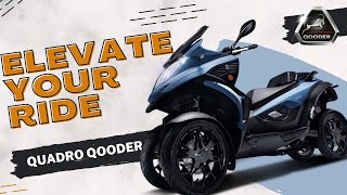 Elevate Your Ride with Quadro Qooder The Ultimate FourWheeled Scooter [upl. by Euqirrne]