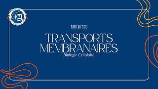 TRANSPORTS MEMBRANAIRES  TUTO DU TUTO [upl. by Mozza]