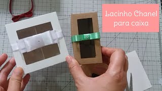 Como fazer LAÇO CHANEL de fita de cetim  Simples e Duplo  DIY [upl. by Sashenka384]