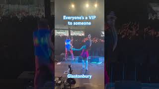 Everyone’s a VIP to Someone at Glastonbury glastonbury [upl. by Tatianna]