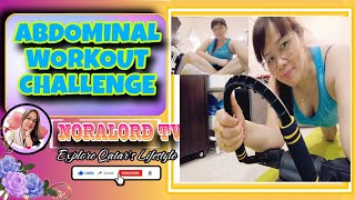 DAY 1ABDOMINAL WORKOUT CHALLENGE [upl. by Astrahan]