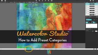 Watercolor Studio  How to Add Preset Categories [upl. by Joelie]