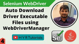 Auto download Driver Executables using WebDriverManager  Web Automation  Selenium [upl. by Anhavas]