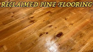 How to Make AMAZING Flooring from Reclaimed Lumber [upl. by Anaihr794]