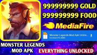 Monster Legends Mod Apk 1752✔️Unlimited Gems Food amp Coins  Monster Legends Mod Apk Download [upl. by Delphinia491]