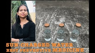 How to make SunCharged  SunEnergized Water Benefits and Uses  Anshu Todi [upl. by Manda]