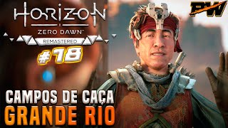 Os 3 DESAFIOS do Campo de Caça do Grande Rio  HORIZON ZERO DAWN REMASTERED 18 [upl. by Ibloc]