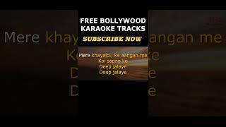 KAHIN DOOR JAB DIN DHAL JAYE  karaoke unplugged lowerkey rajeshkhanna mukesh [upl. by Siberson]