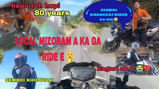 YOUTUBE KA NGAH DI TAI 😭💔LOCAL MIZORAM RIDE LAMPI VANG NA SA MONK2 E 🥺🥺🥺 [upl. by Atterg]