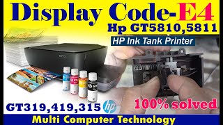 how to solve E4 HpGT5810GT5811G5820319419 paper II E4 problem by MCT TECH printer solution [upl. by Barboza]