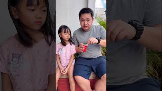 Daughter pranks dad 🤣👧🏻❤️😱🌈🚀✅ [upl. by Teena841]