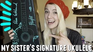 Unboxing Elise Ecklund signature ukulele  Flight [upl. by Florencia]