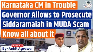 What is MUDA scam for which the Karnataka governor approved CM Siddaramaiah’s prosecution  UPSC [upl. by Havot987]