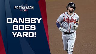 Dansby goes yard Dansby Swanson pads the Braves lead with a 2run homer [upl. by Yseult895]