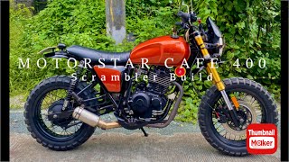 4K Motorstar Cafe 400  Short ride around cavite [upl. by Attelahs]