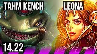 TAHM KENCH amp Lucian vs LEONA amp Jhin SUP  KR Master  1422 [upl. by Syhr]