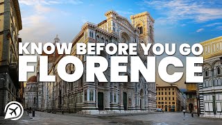 THINGS TO KNOW BEFORE YOU GO TO FLORENCE ITALY [upl. by Vikki985]