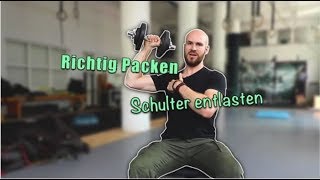 Schulterschmerzen  Wie Du Die Schulter Entlastest  2 Einfache Schritte [upl. by Abra160]