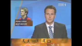 TVP1Wiadomości sportowe z 1 lipca 2003 [upl. by Milas596]