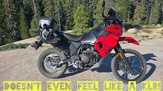 3rd Gen KLR 650 ABS first impression [upl. by Enilkcaj207]