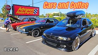 Cars and Coffee at Advanced Auto Parts 8 24 24 [upl. by Eleinad]