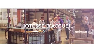 Les Métiers du Sancy  Hôtesse daccueil et agent administratif [upl. by Notsyrb]