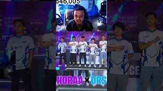 HORAA ESPORTS x DRS GAMING PMSL FINALS LAN ENTRY 🔥 CR7 HORAA REACTION 💗 horaa drs pmsl cr7horaa [upl. by Reffotsirhc]