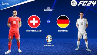 FC 24  Switzerland Vs Germany  UEFA EURO 2024 Grp A Match  PS5™ 4K60 [upl. by Magree661]