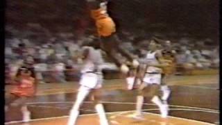 Michael Jordan Shattering The Backboard [upl. by Akessej402]