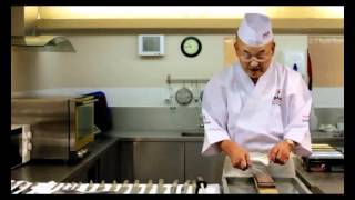 How to Sharpen Global Knives with Mino Tsuchida [upl. by Riancho386]