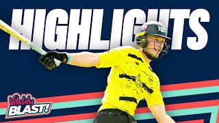 Last Ball Thriller  Somerset v Gloucestershire  Highlights  Vitality Blast 2024 [upl. by Atikin]