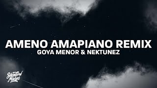 Goya Menor Nektunez – Ameno Amapiano Remix you want to bamba you want to chill with the big boys [upl. by Eico]