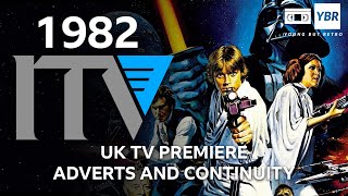 Star Wars 1982 UK TV Premiere  ITV London Continuity and Adverts [upl. by Nnylharas172]