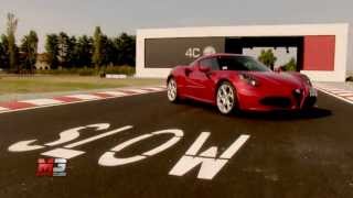 ALFA ROMEO 4C  LAUNCH CONTROL [upl. by Ynittirb624]