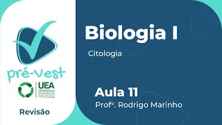 BIOLOGIA  BIO1  AULA 11 CITOLOGIA [upl. by Anialed]