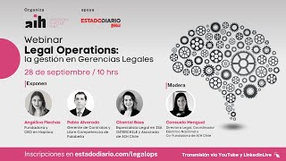 Webinar Legal Operations la Gestión en Gerencias Legales [upl. by Yatnahs580]