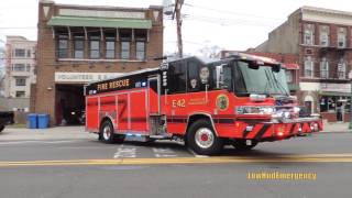 Village of Mamaroneck FD Engine 42  Utility 9  Car 2243 Responding [upl. by Idnew]