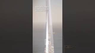 The World’s Tallest Building Jeddah Tower Has Resumed Construction TallestBuilding saudiarabia [upl. by Nhguavahs63]