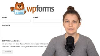 WPForms Tutorial deutsch Kontaktformulare in WordPress erstellen [upl. by Biddle]