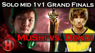 MuShi vs Dendi Solo Mid 1v1 DAC Grand Finals Dota 2 [upl. by Nylek]