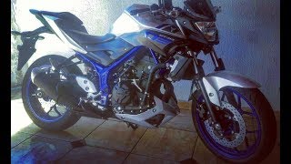 Yamaha MT03  Pau na CB300  Grau no Sinaleiro [upl. by Stefano788]