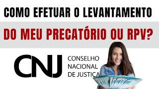 ✅Como EFETUAR O LEVANTAMENTO do meu PRECATÓRIO ou da minha RPV [upl. by Lavicrep]