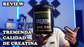 Creatina Monohidratada de Universal Nutrition  Esto SÍ que es CALIDAD [upl. by Johiah]