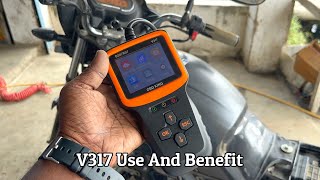 OBD v317 kaise chalayen  best OBD scanner mashin price and review [upl. by Yltneb]