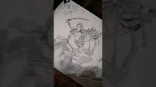 Manikarnika jhansi ki rani 🥰 khub ladi mardani woh to Jhansi wali Rani thi drawing shortvideo [upl. by Savannah]