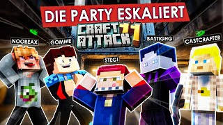 Die Nachtclub ESKALATION in Craftattack 11🤯 Mit GommeHD BastiGHG Stegi CastCrafter Fabo uvm [upl. by Connelley]